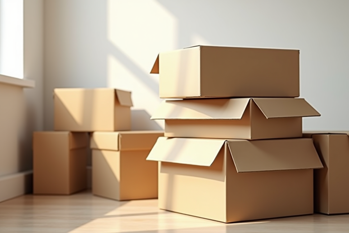 déménagement cartons