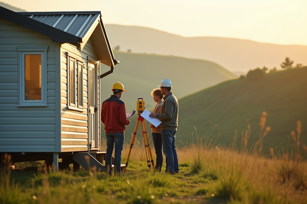 mobil-home terrain